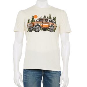 Sam Larson Mens Bronco Natural Graphic Tee Tshirt Shirt Size Medium